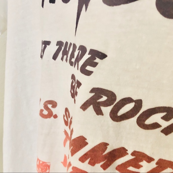 💜 AC/DC - Lucky Brand White Graphic Tee 💜 - Picture 5 of 6